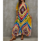 Beach Holiday Printed Robe Dress