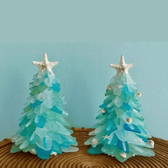 Sea Glass Christmas Tree