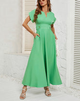 Summer Short Sleeved Waist Up Dress