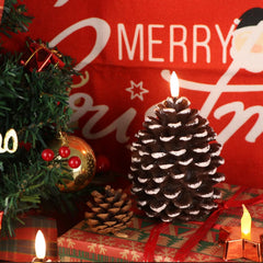 Pine Cone Candles
