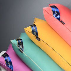 100% Cotton White bounce back pillow solid color soft comfortable Bedroom Bed Sleep pillow 5star hotel home Single Adult Pillow