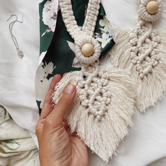 2 Pack Macrame Curtain Tiebacks Decorative Curtain With Bead Kawaii Boho Room Decor Home Living Room Decoration Gift