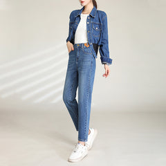 Judy Blue High Rise Relaxed Sunflower Embroidery Jeans