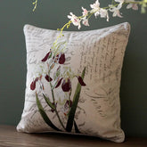 45x45cm Throw Pillows Cotton Linen Flower Embroidery Pillowcase Cover Sofa Car Cushion with Core Home Decor for Living Room