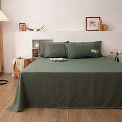 Cotton Bed Sheet Cover Solid Twin Size Bed Sheets Beds Fabric Single Double Sheet Home Sheets for Bed Flat Bed Sheet