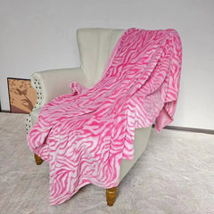 1pc 3D leopard zebra sofa bed throw blanket for spring summer
