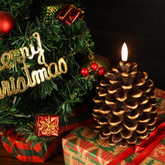 Pine Cone Candles