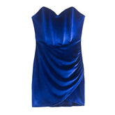 Party Dress Off Shoulder Pleated Dress