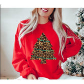 Leopard Christmas Tree Sweatshirt