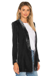 Pleuche Blazer Women Coat Slim Simple Casual All-Match Coat Outerwear