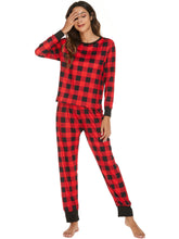 Homewear Suit Pajamas Women Can Christmas Elk Long Sleeve Trousers Suit Christmas