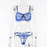 Mesh tagram Mesh Red Wind Lace See-through Sexy Underwear Suit