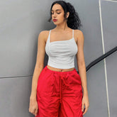 Women Clothing Autumn Winter Slim Fitting All Matching Sleeveless Vest Camisole