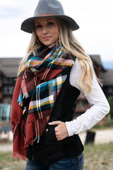 Black Zip-up Side Pockets Puffer Vest