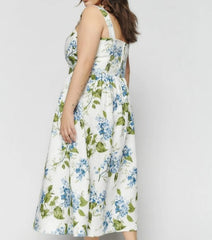 Plus Size Tagliatelle Linen Dress
