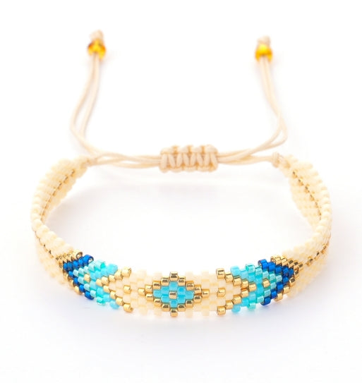 Bohemian Ethnic Style Handwoven Beaded Bracelet