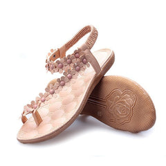 Bohemian Floral Thong Sandals