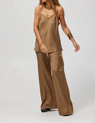 Satin Bronze Two Piece Suit