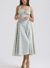 Summer Slim Fit Floral Dress