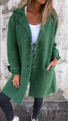 Casual Lapel Single-breasted Long Coat