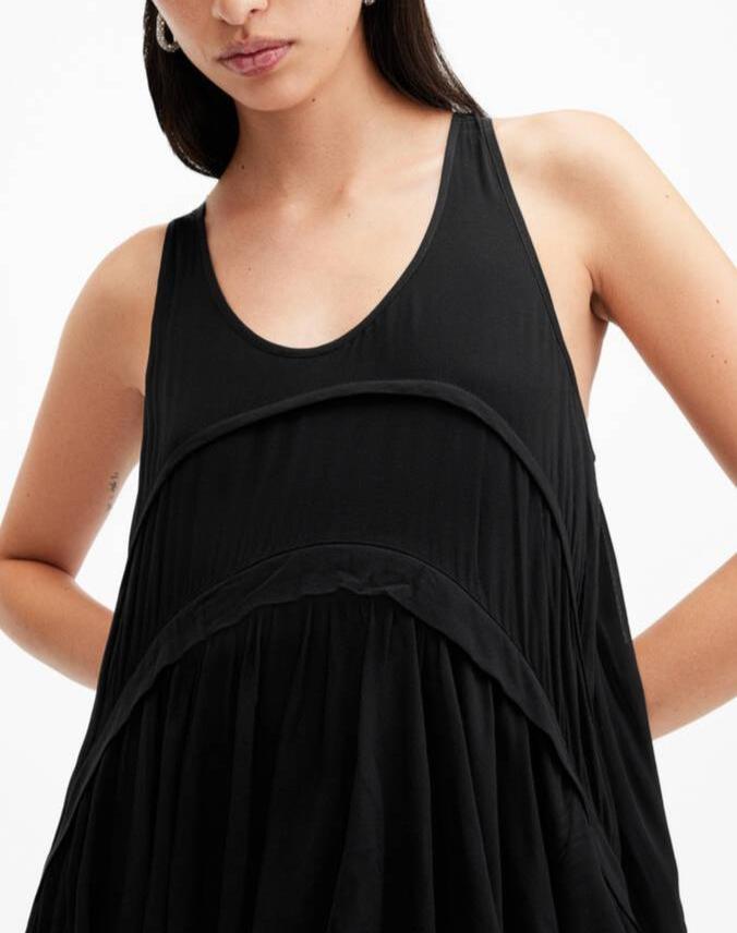 Tiered Ruffle Maxi Slip Dress