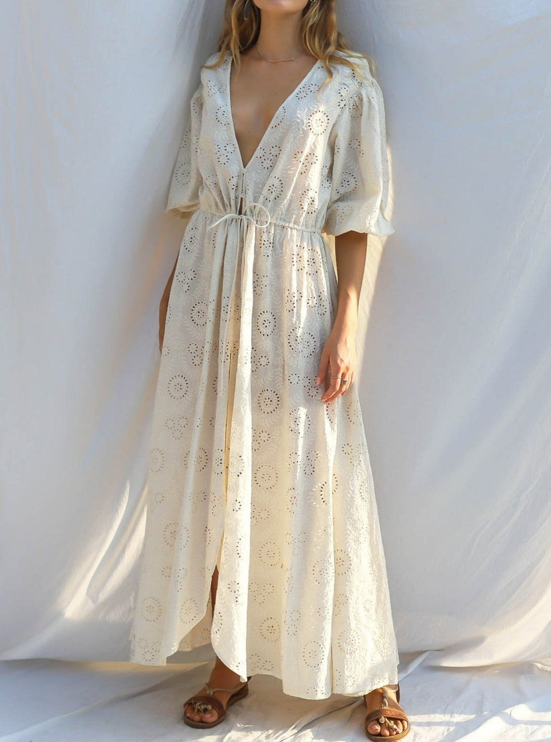 Women's Embroidered Robe