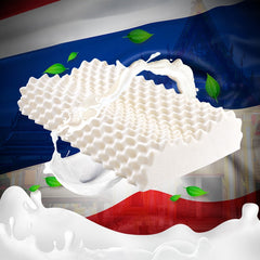 Thailand Pure Natural Latex Pillow Remedial Neck Protect Vertebrae Health Care Orthopedic Pillow Slow Rebound 40x60 30x50