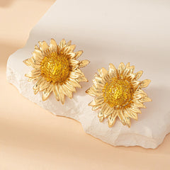 Sunflower Stud Earrings