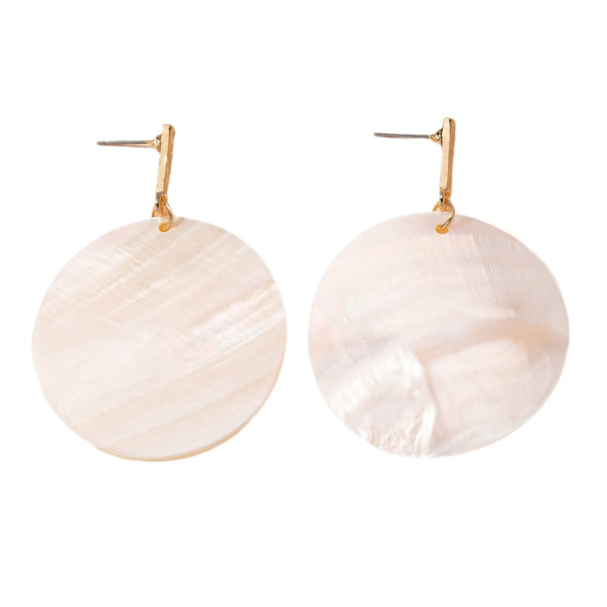 Shell White Earrings