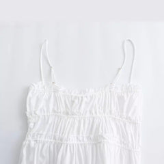 Summer Women Collection White Crocheted Short Sexy Cropped Camisole Women Sexy Top