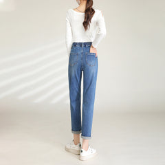 Judy Blue High Rise Relaxed Sunflower Embroidery Jeans