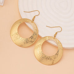 Large Circle Women's Earrings