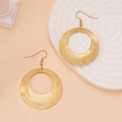 Large Circle Women's Earrings