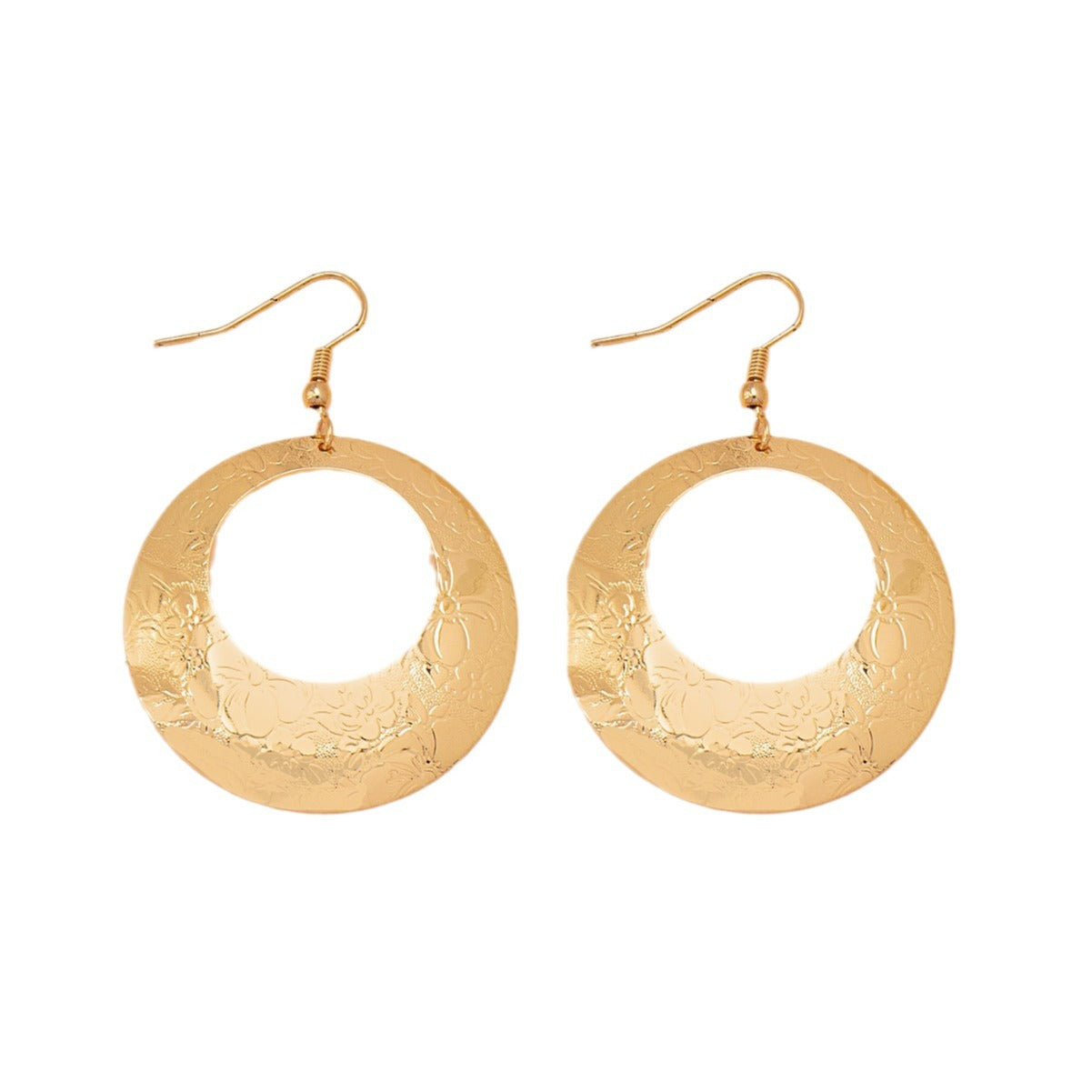 Large Circle Women's Earrings