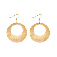 Large Circle Women's Earrings