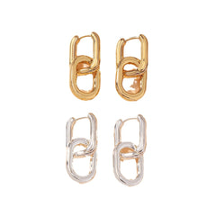 Double U-ring Ear Buckles