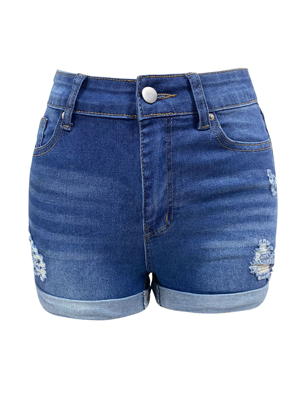 Judy Blue "Marley" High Waist Pull On Bermuda Shorts