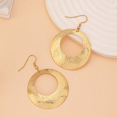 Large Circle Women's Earrings