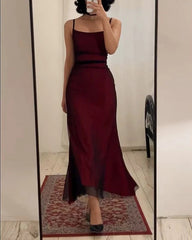 SLEEVELESS STRAPLESS DOUBLE LAYER SOLID COLOR DRESS