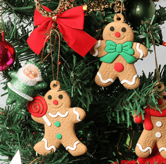 12pcs Gingerbread Man Tree Ornaments