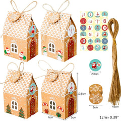 2pcs Christmas House  Box