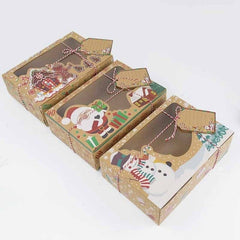3pcs Christmas Cookie Boxes