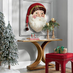 Wooden Xmas Santa Claus