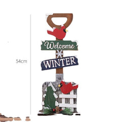 Christmas decorations wood