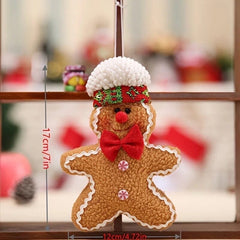 Gingerbread fur Man Woman Tree Ornaments
