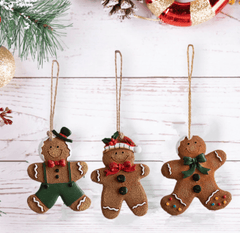 Resin Gingerbread Man Pendant