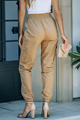 Casual High Waist Cargo Joggers