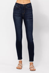 Judy Blue High Rise Skinny Jeans with Handsanding