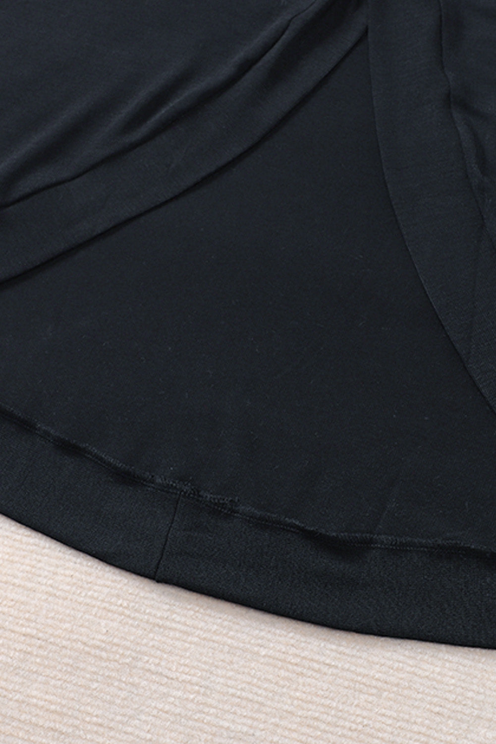 Black Leopard Parchwork Open Front Cardigan