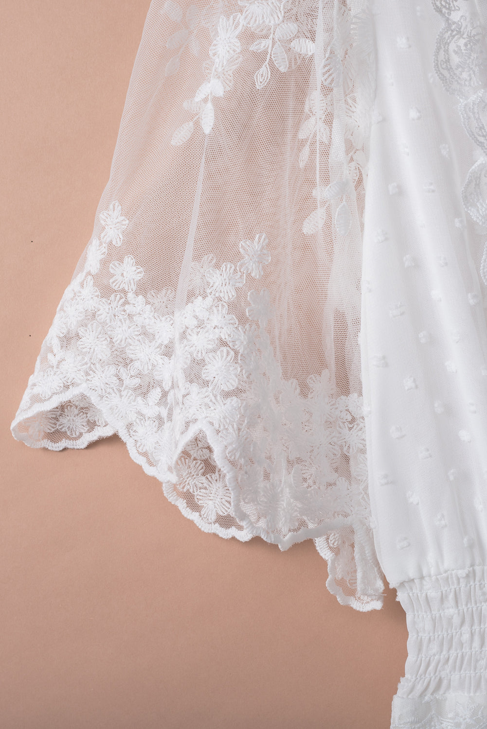 Luminous Dawn Lace Gown